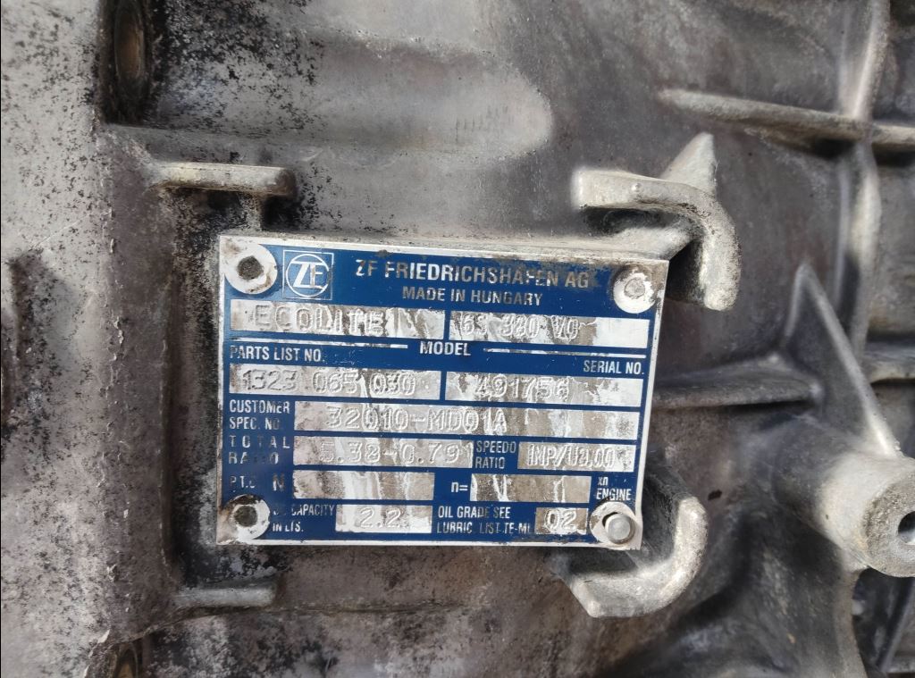 piece_NISSCABSTAR BOITE DE VITESSE MANUEL VU ZF6S380VO 32010MD01A