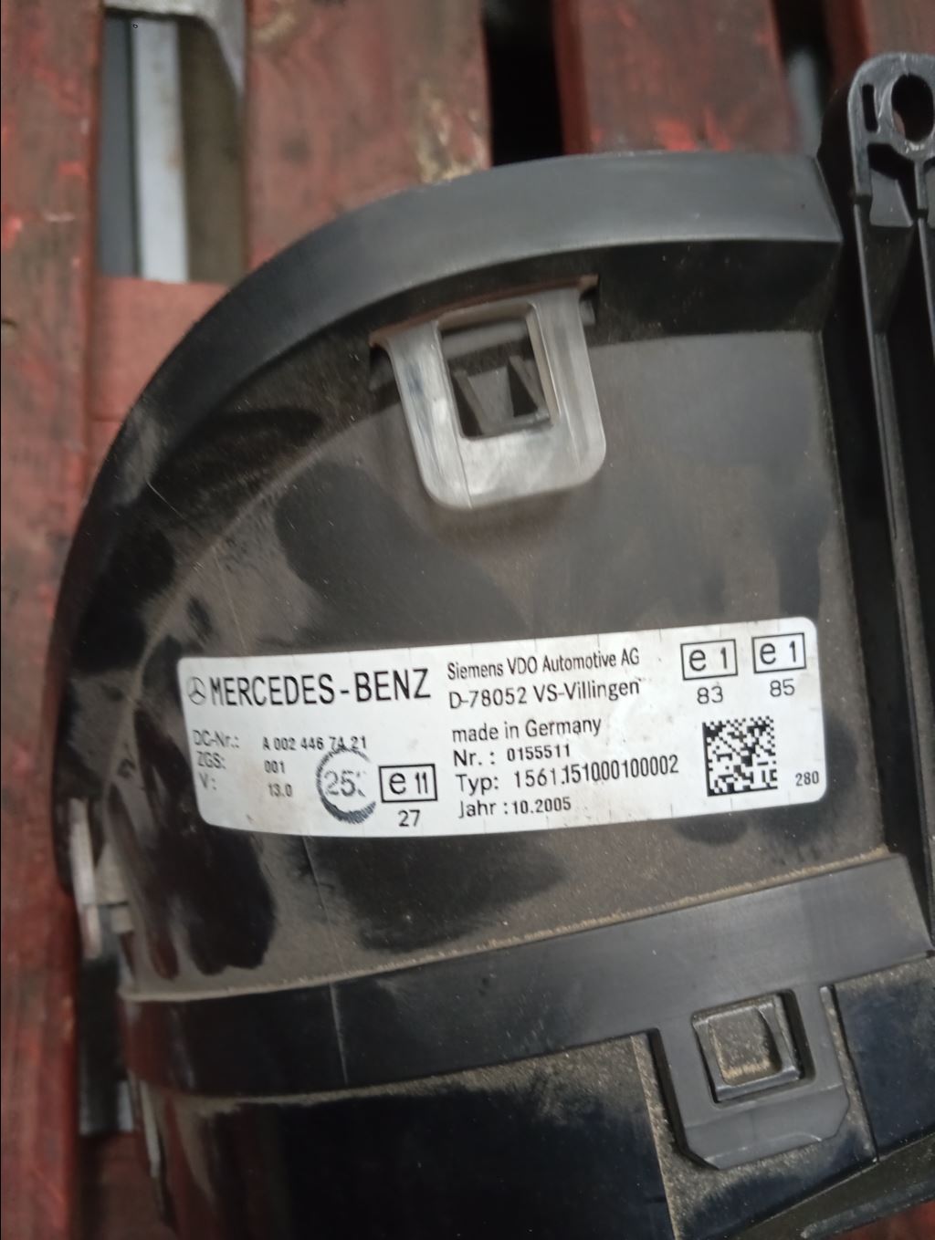 piece_MERCEDES ACTROS AFFICHEUR A0024467421