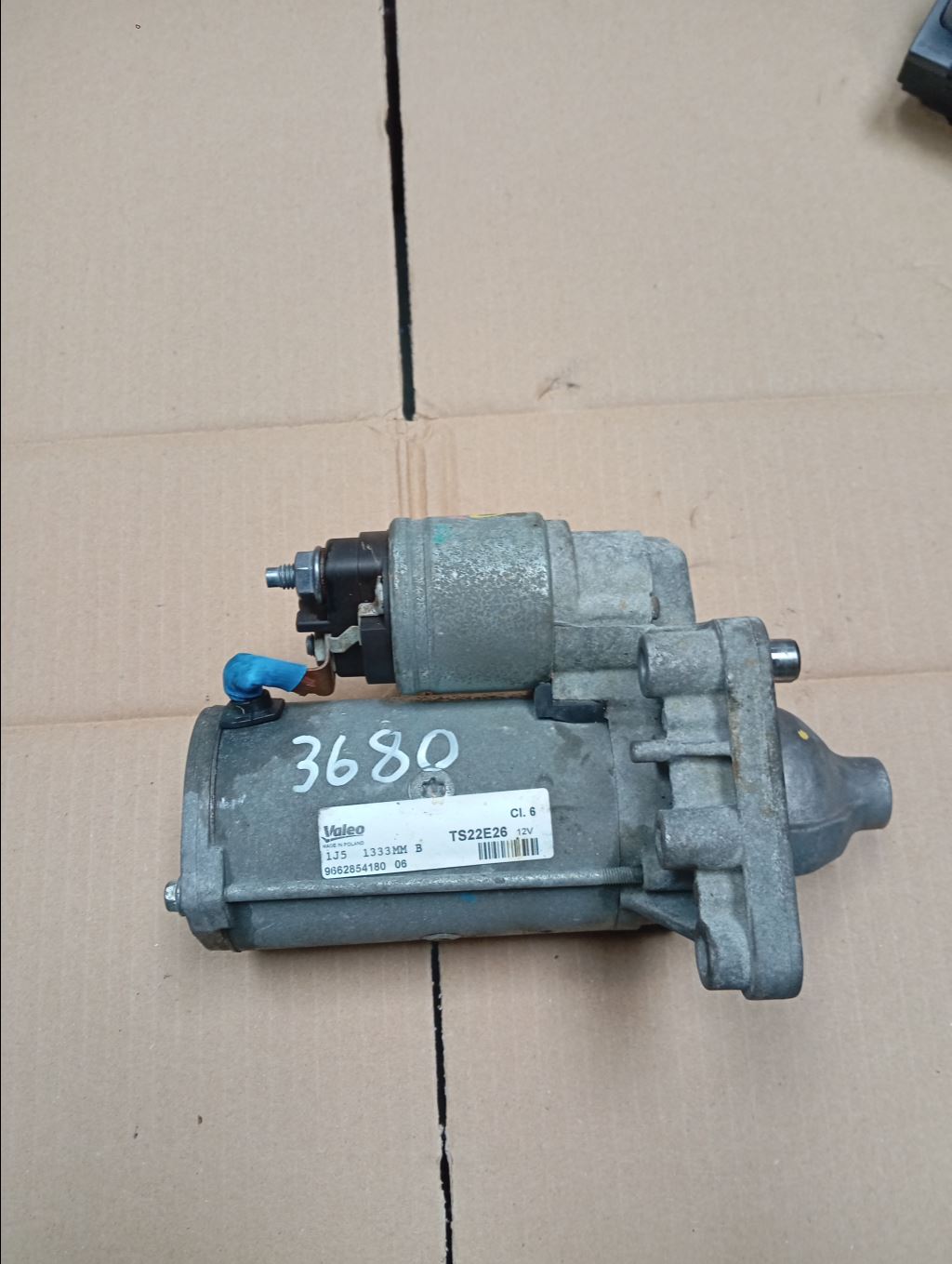 piece_PEUGEOT PARTNER 1.6 HDI - 8V TURBO DEMARREUR 5802 AE