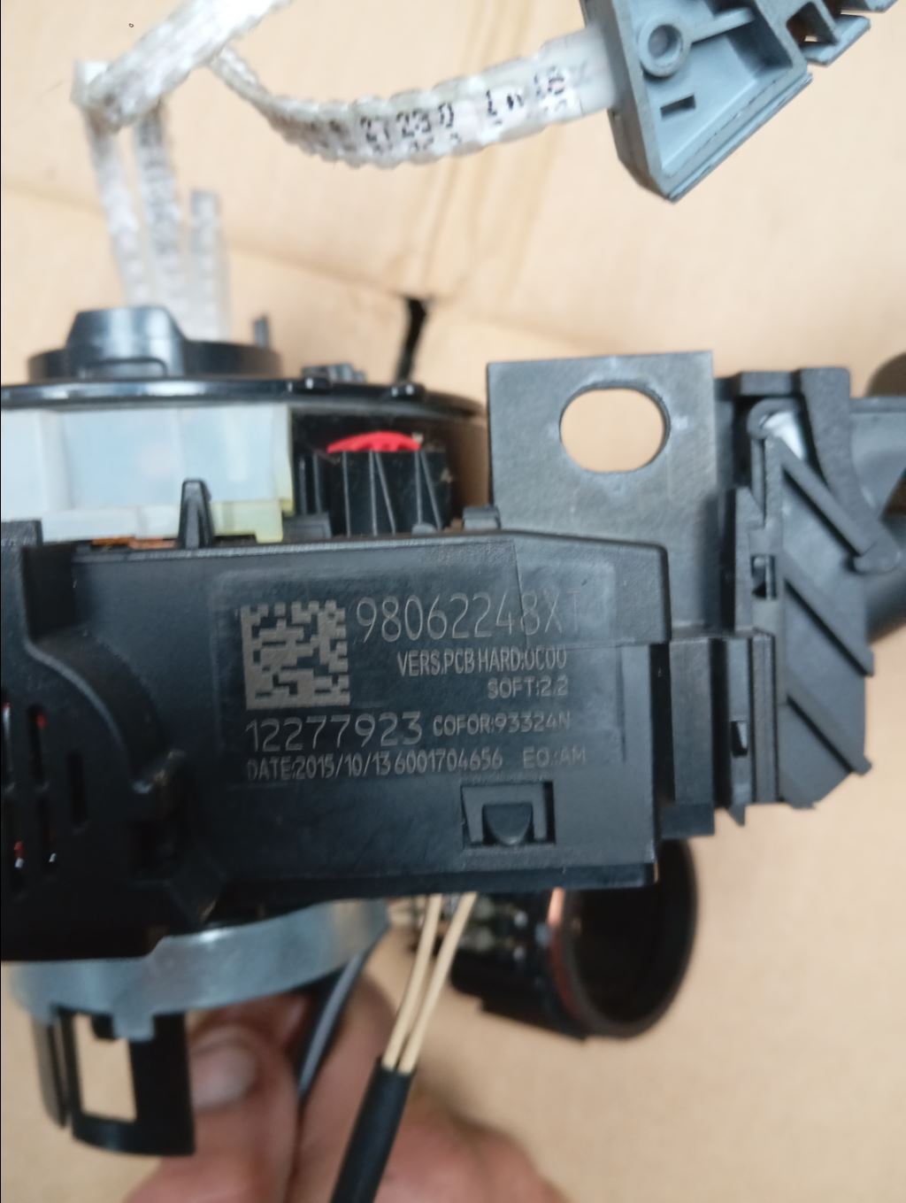 piece_PEUGEOT PARTNER 1.6 HDI - 8V TURBO CONTACTEUR TOURNANT