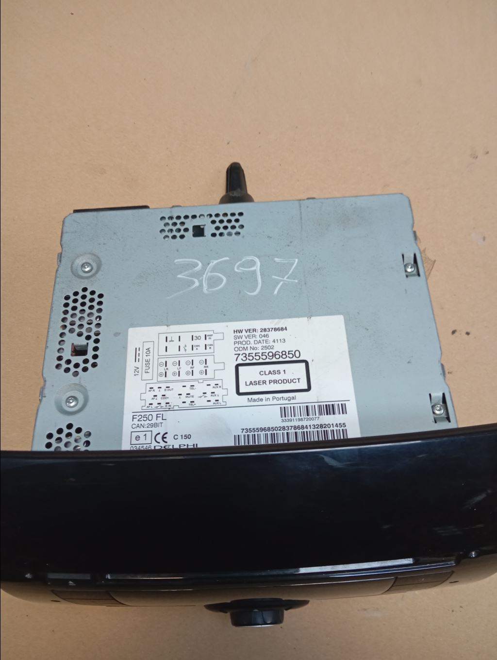 piece_PEUGEOT BOXER AUTORADIO 1612440080
