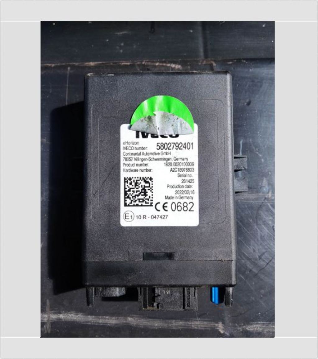 piece_IVECO AS WAY 490 ECU SURVEILLANCE ET DIAGNOSTIC 5802792401